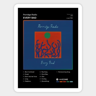 Porridge Radio - Every Bad Tracklist Album Magnet